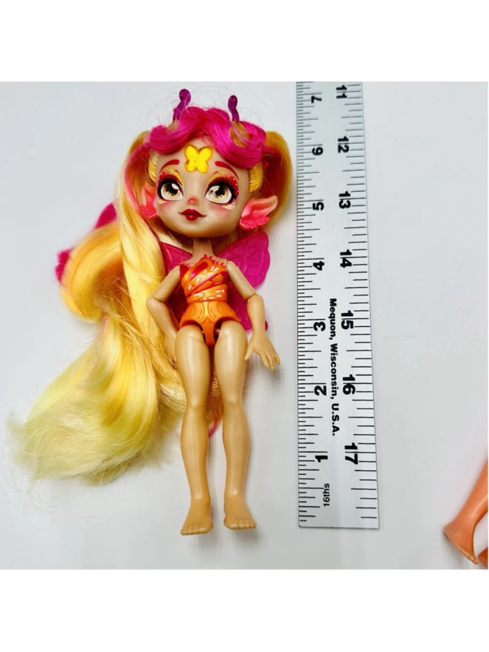 Magic Mixies Pixlings Flitta Butterfly Exclusive Doll 6” No Clothes Moose Toys